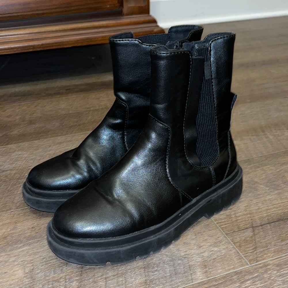 Girls Zara Black Zara Boots Size 4.5